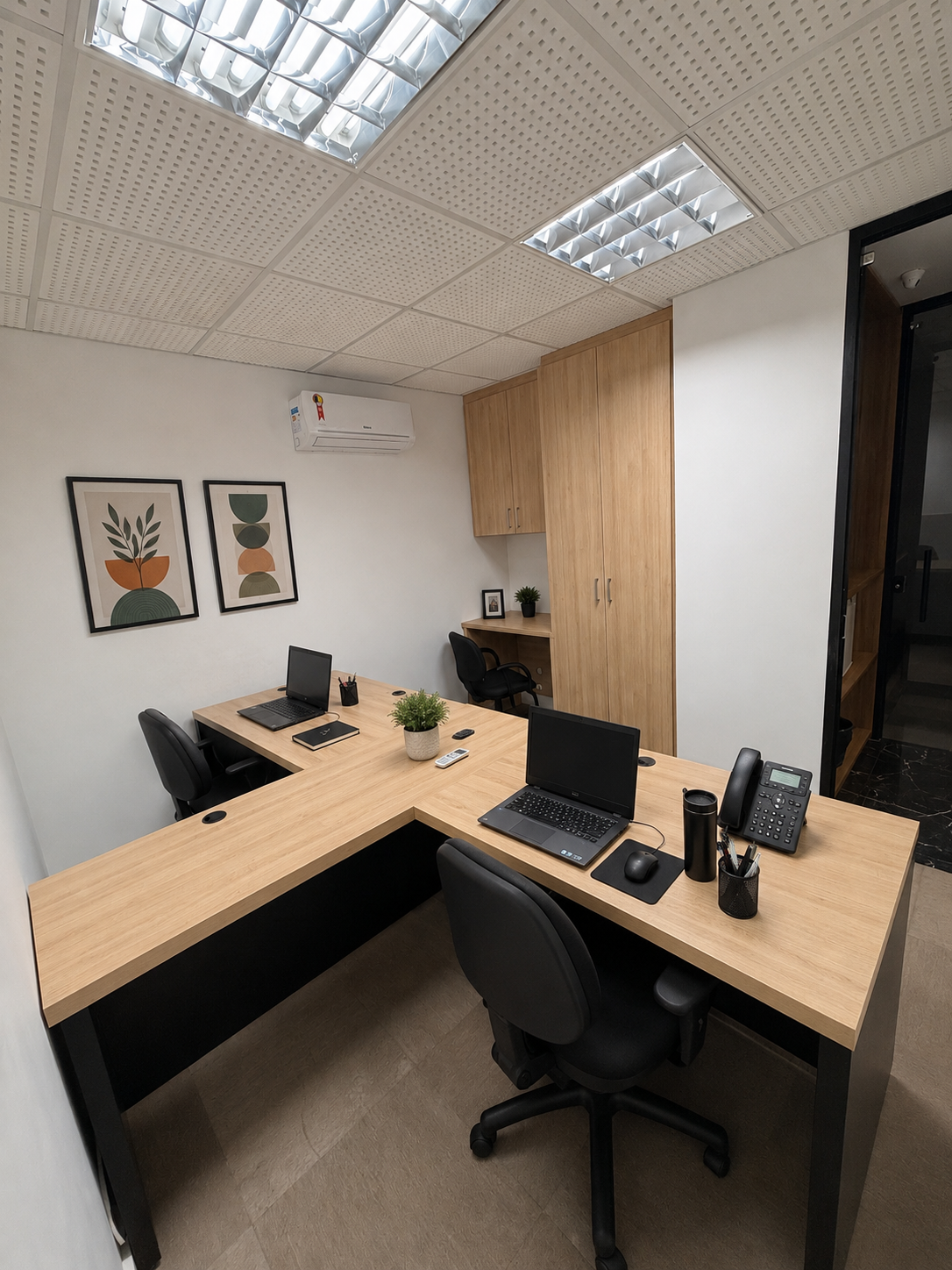 Sala privativa 19 mobiliada