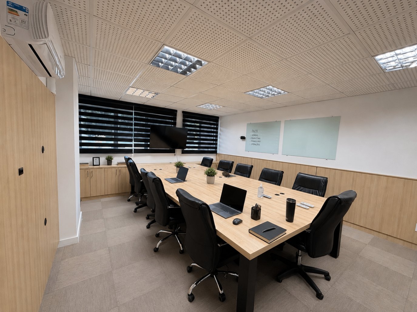 Sala privativa 13 para equipes maiores